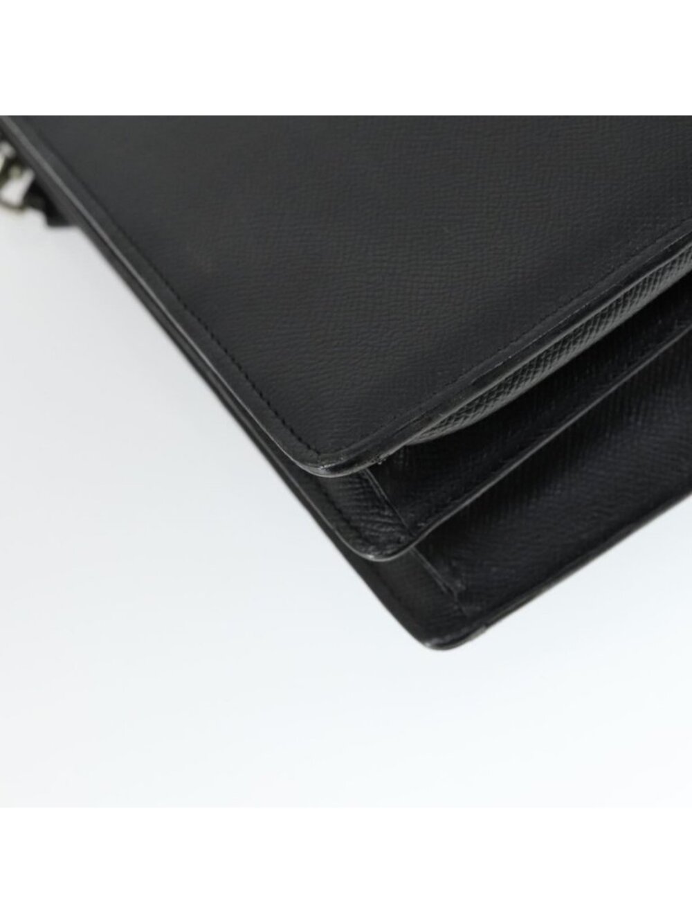 Authentic BALLY Shoulder Bag Leather Black - Picture 7 of 16
